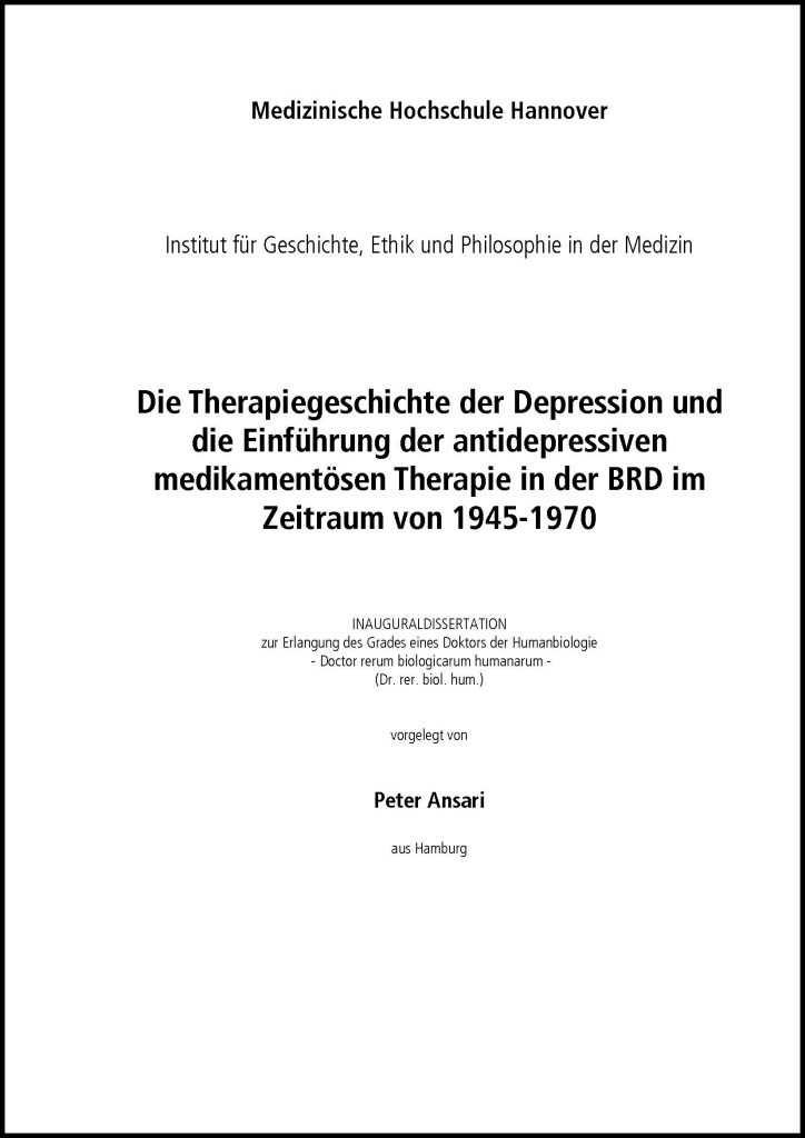 Dissertation Peter Ansari MHH
