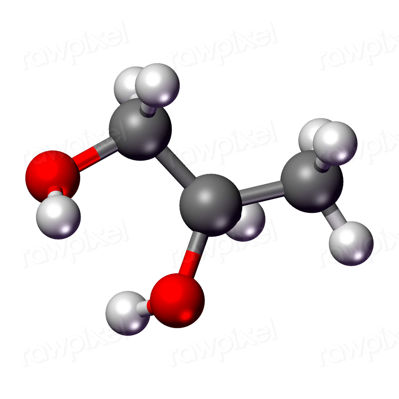 Molecules model png illustration, transparent